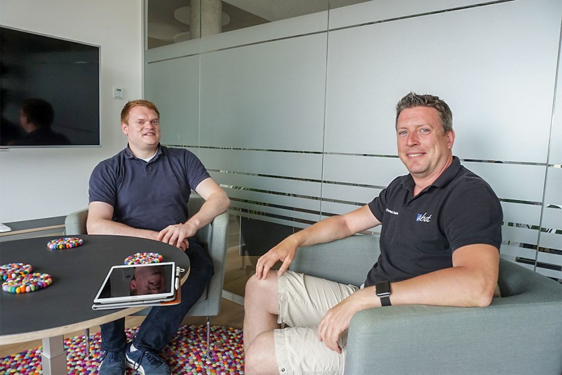 Carsten Manske (left) and Christian Diestelkamp from abat Carsten Manske (left) and Christian Diestelkamp from abat