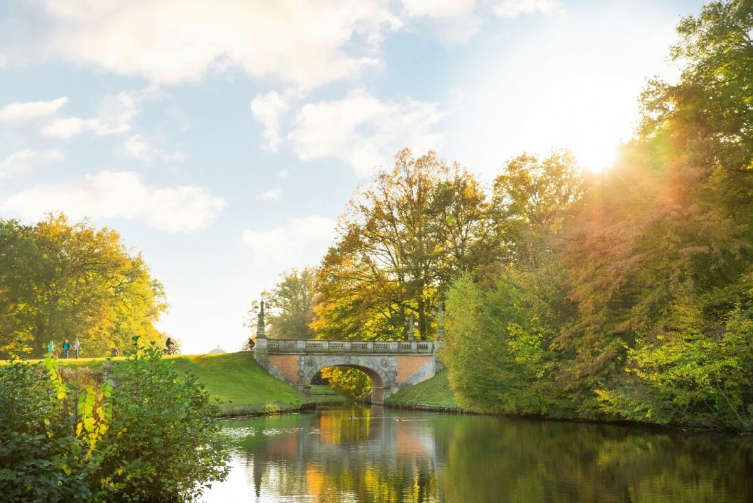 Blick aufs Wasser im Bürgerpark