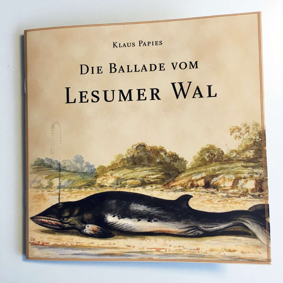 Buchcover: Die Ballade vom Lesumer Wal von Klaus Papies