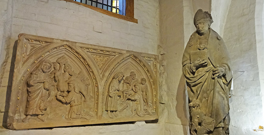 Statue im Dom-Museum: Heiliger Hieronymous