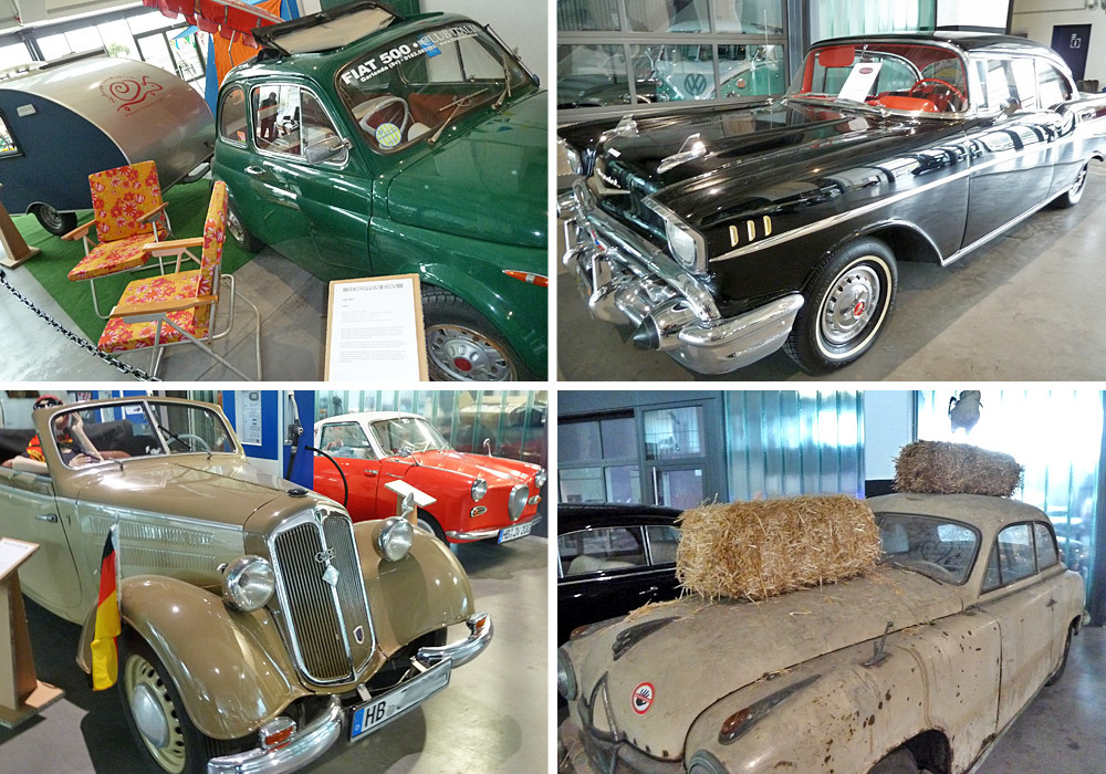 Ausstellung verschiedener Oldtimer