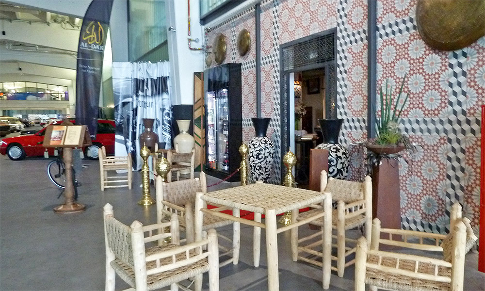Outdoor area of the Restaurant Al Dar