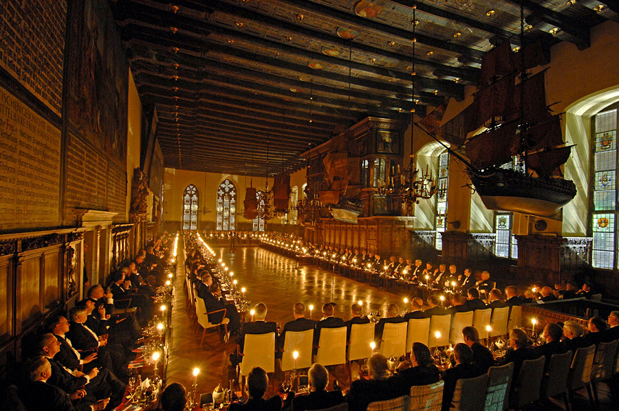 Bremer Tabak-Collegium in der Oberen Rathaushalle