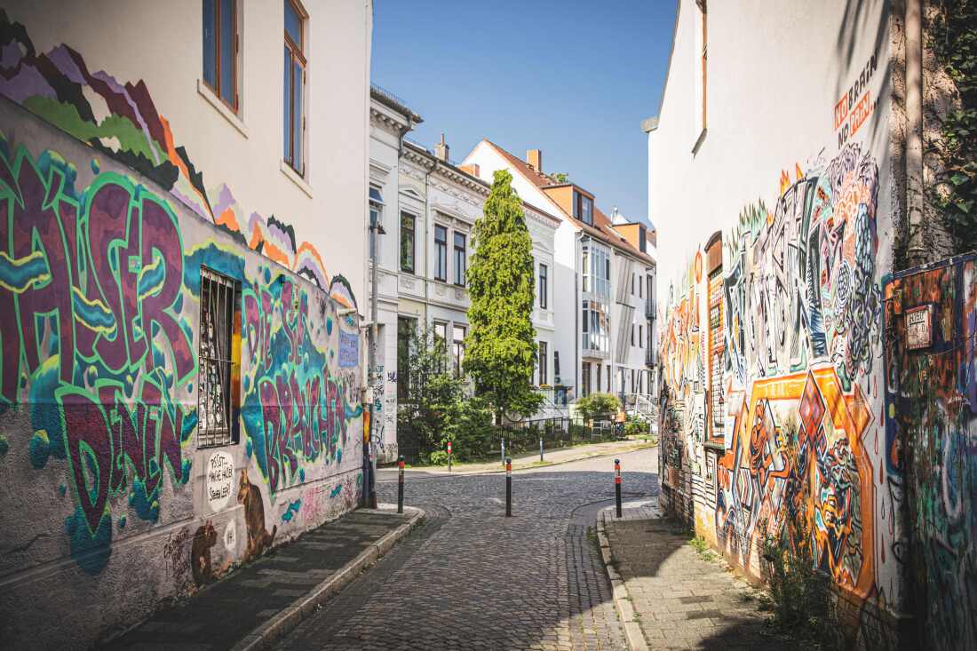 Street Art im Viertel Street Art im Viertel