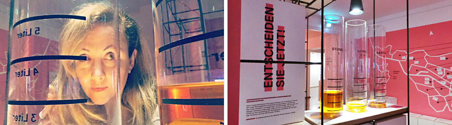 Collage: Exponate in der Ausstellung Collage: Exponate in der Ausstellung