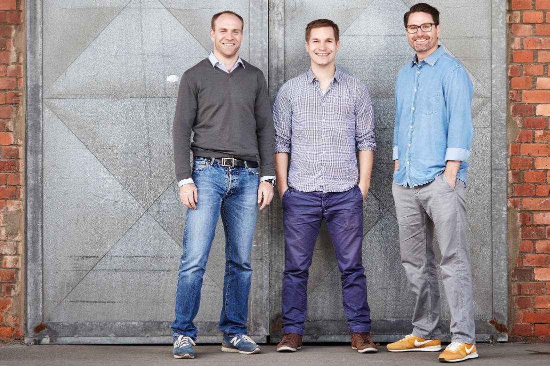 Das Gründerteam: Christoph Lange, Til Rochow und Robert Frisinger Das Gründerteam: Christoph Lange, Til Rochow und Robert Frisinger