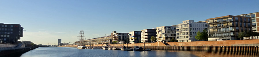 Europahafen in the Überseestadt district