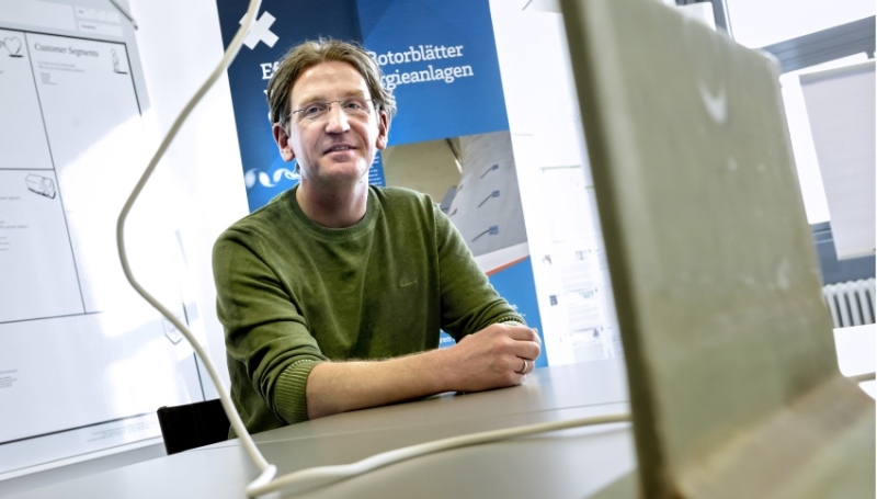 Dr.-Ing. Frank Kortenstedde, einer der Köpfe hinter dem Windenergie-Start-up evoblade.