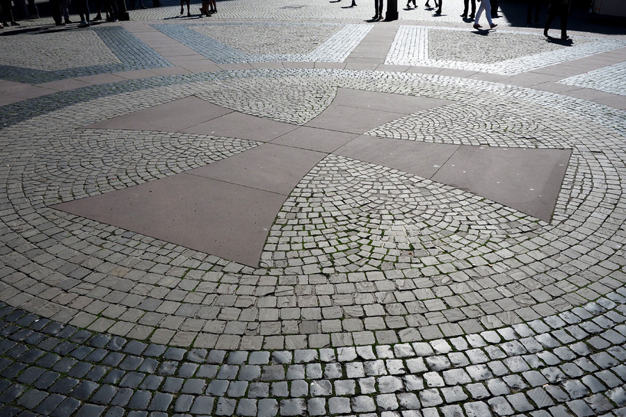 The Hanseatic Cross on the market square