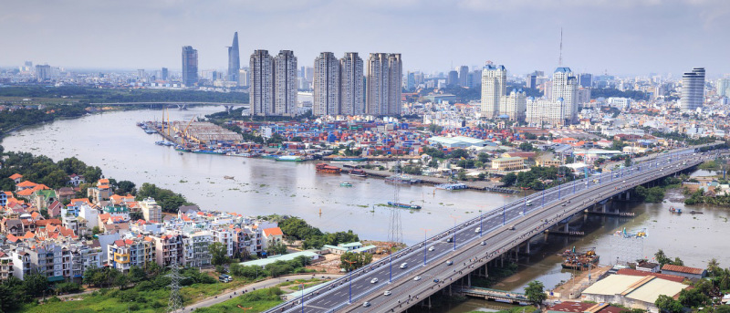 The commercial heart of the country: Ho Chi Minh City