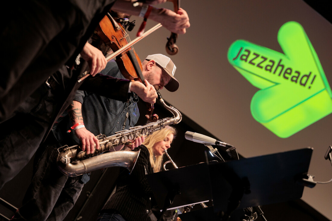 Eine Jazzband beim Jazzahead