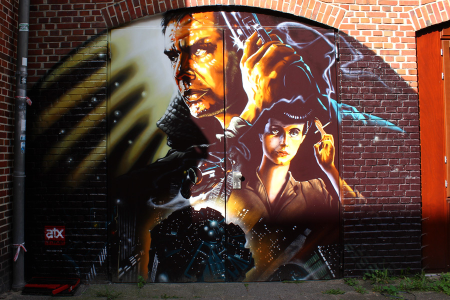 Wandbild zu "Blade Runner"