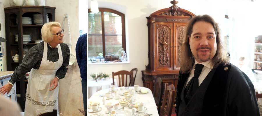 Collage: Das Personal im Museum Collage: Das Personal im Museum