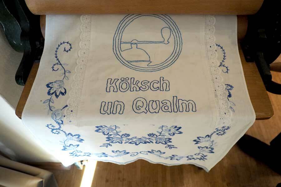 Handarbeit in der Ausstellung Handarbeit in der Ausstellung