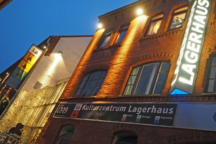 Das Gebäude des Kulturzentrums Lagerhaus