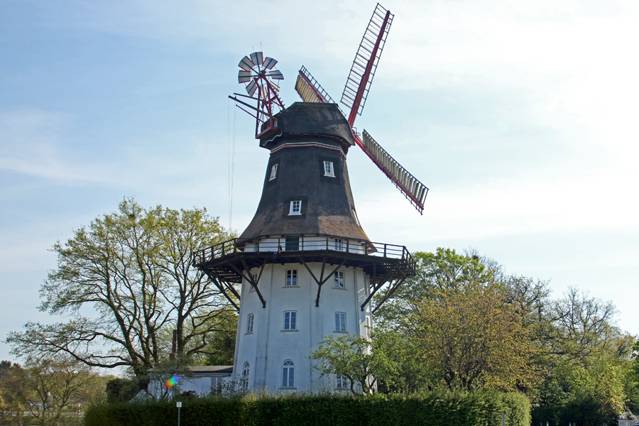 Die Oberneuländer Mühle von hinten