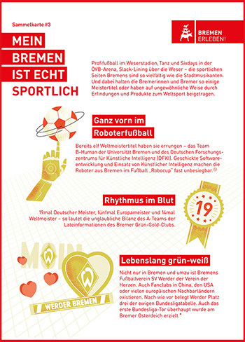 Sammelkarte #3 Mein Bremen ist echt - sportlich