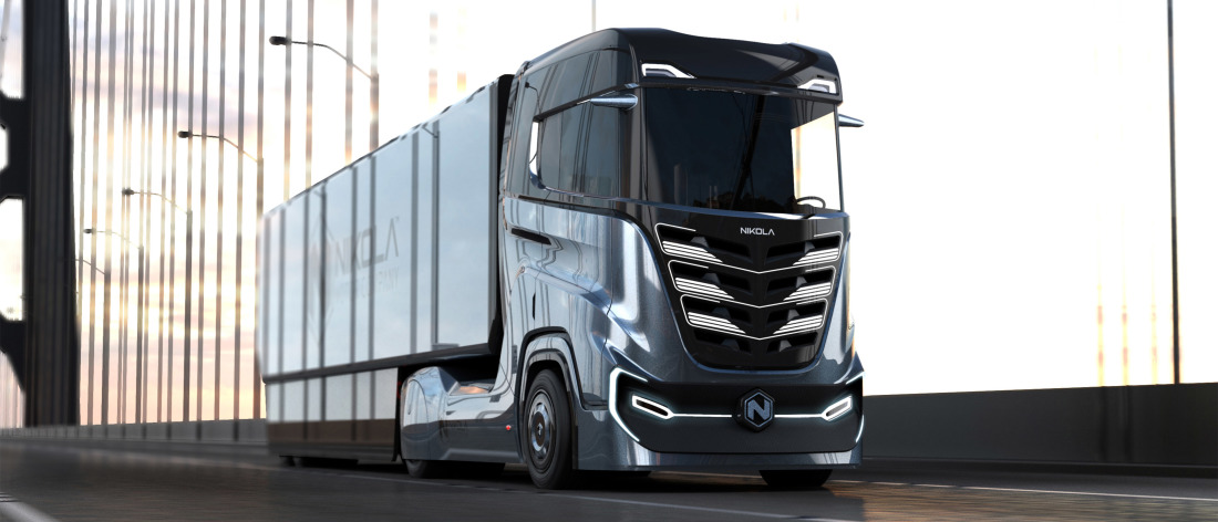 This is the planned design of the European version of the Nikola Tre This is the planned design of the European version of the Nikola Tre