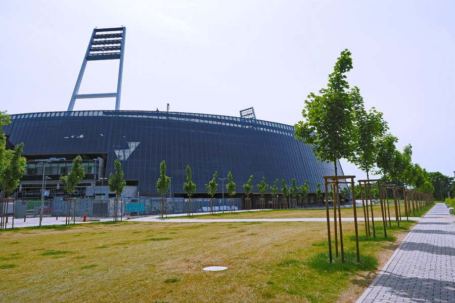 Das Weserstadion in der Pauliner Marsch