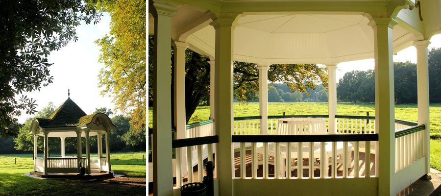 Collage: Pavillon im Bürgerpark