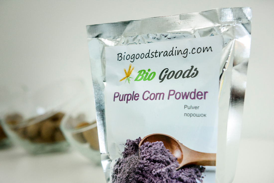 Purple Corn Powder verpackt Purple Corn Powder verpackt
