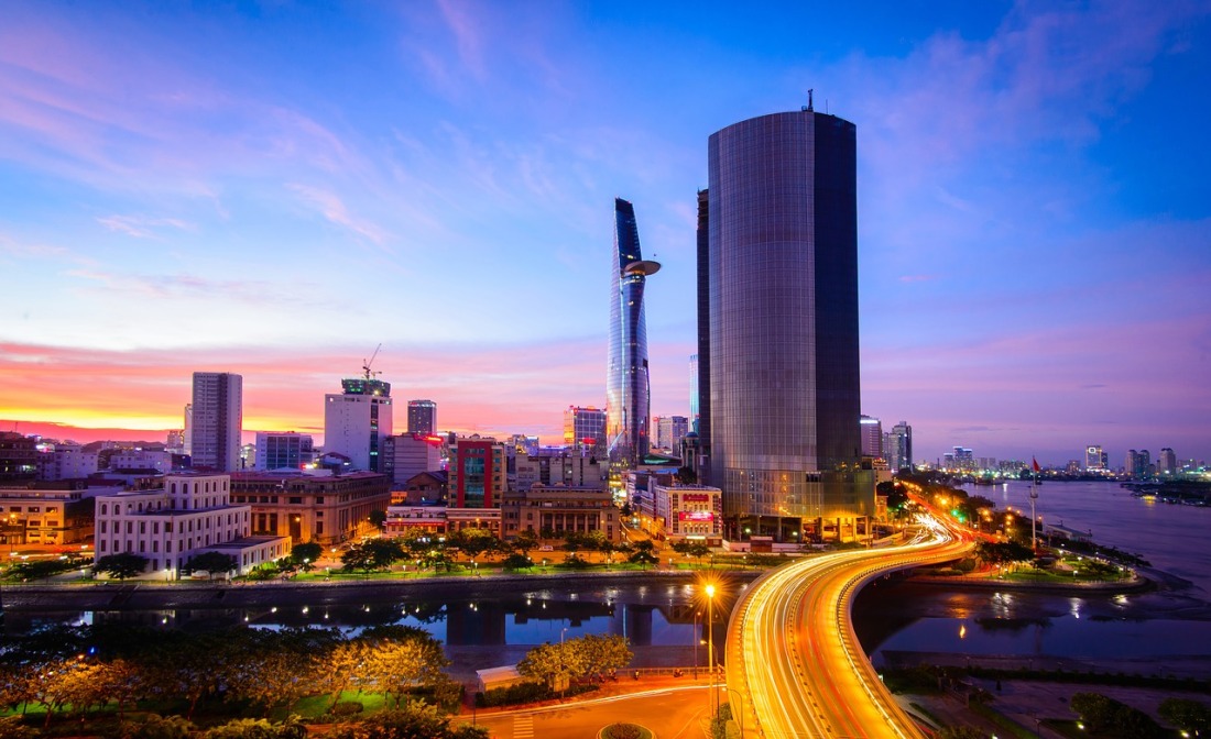 Ho Chi Minh City, eines der wirtschaftlichen Zentren des Landes