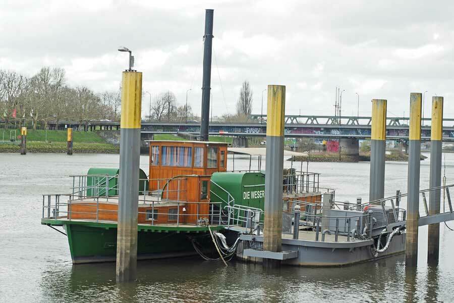 Das Schiff "Die Weser"