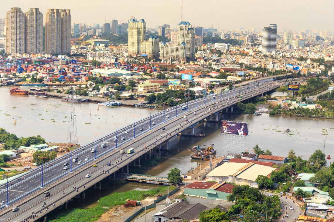 Ho Chi Minh City in the south of Vietnam: economic centre of the country Ho Chi Minh City in the south of Vietnam: economic centre of the country