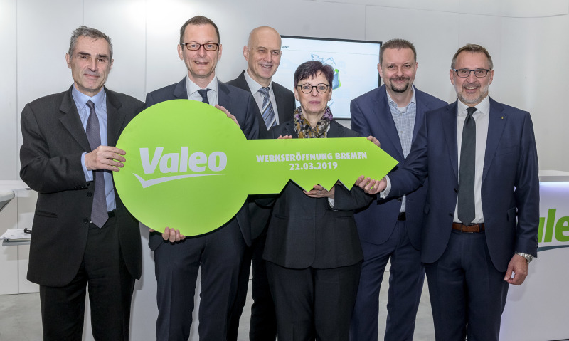 Feierliche Schlüsselübergabe: Eröffnung des Valeo-Werks in Bremen Feierliche Schlüsselübergabe: Eröffnung des Valeo-Werks in Bremen