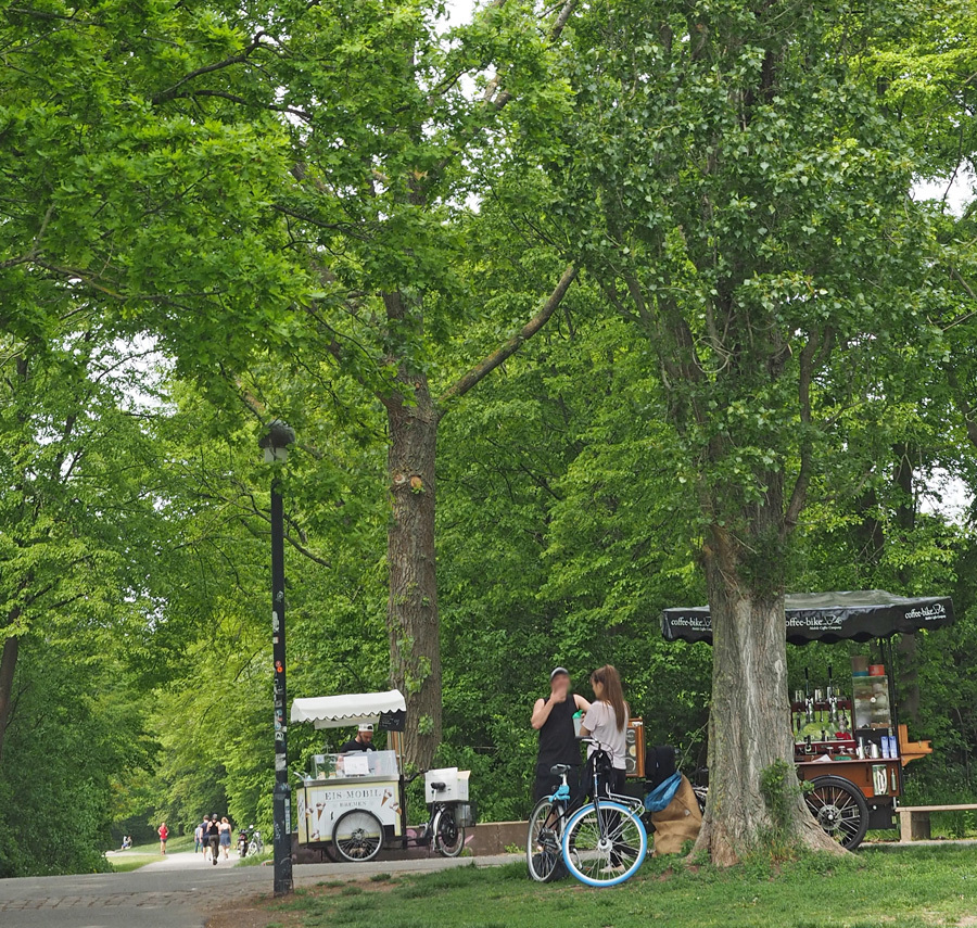 Mobile Stände am Werdersee